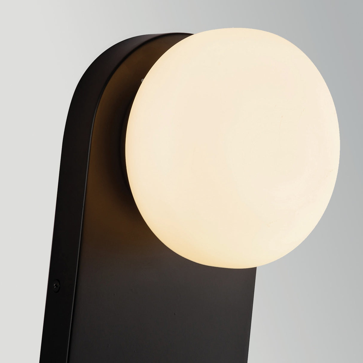 Ariel 1 Light Wall Light - Matt Black