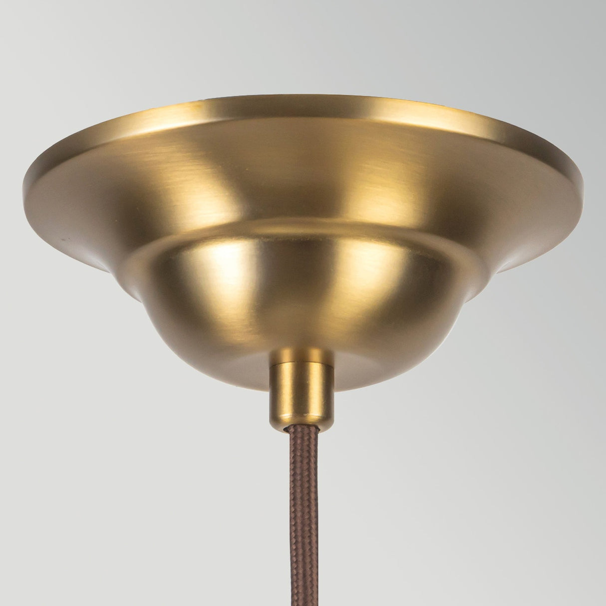 Crosby 4 Light Pendant Light - Satin Cream & Brushed Gold