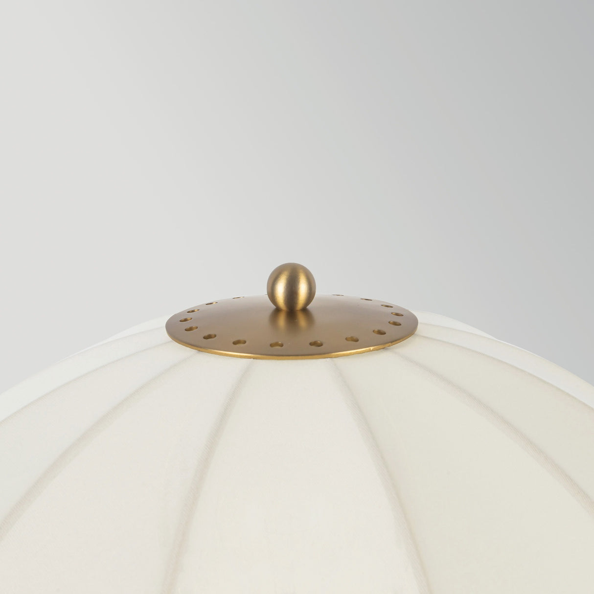 Crosby 1 Light Table Lamp - Satin Cream & Brushed Gold