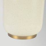 Crosby 1 Light Table Lamp - Satin Cream & Brushed Gold