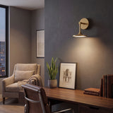 Issa 1 Light Wall Light - Brushed Gold