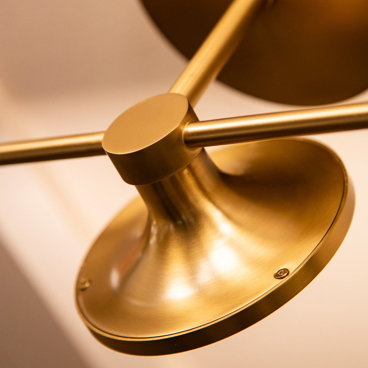 Issa 3 Light Wall Light - Brushed Gold