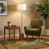 Issa 1 Light Floor Lamp - Brushed Gold