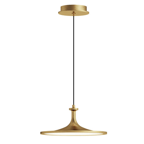Issa 1 Light Medium Pendant Light - Brushed Gold