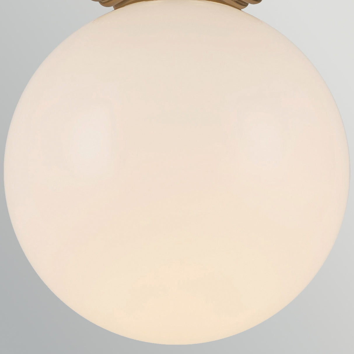 Otis 1 Light Flush Ceiling Light - Brushed Gold