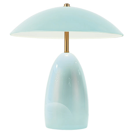 Poppy Medium Table Lamp - Cerulean Light Blue