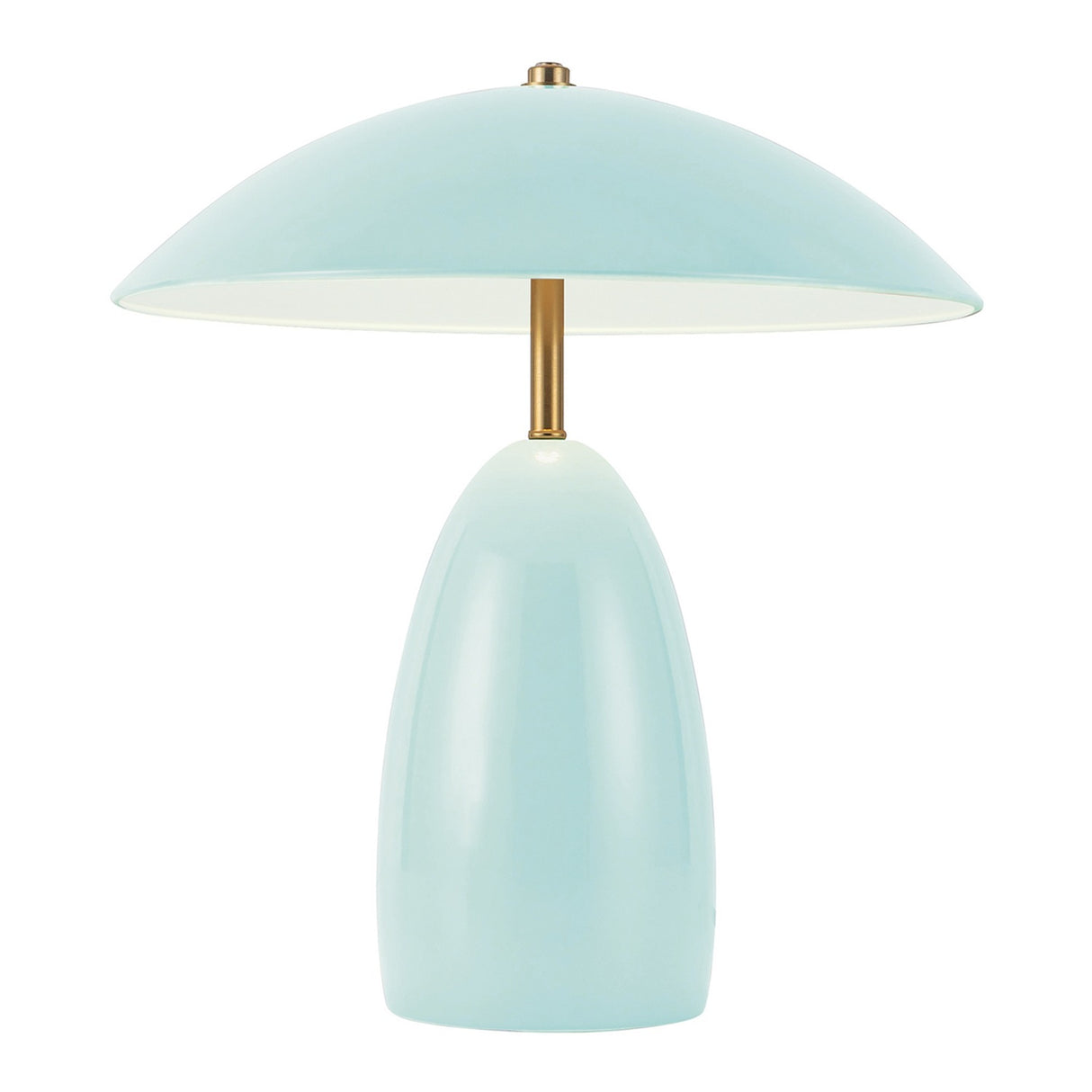 Poppy Medium Table Lamp - Cerulean Light Blue