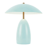 Poppy Medium Table Lamp - Cerulean Light Blue