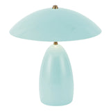 Poppy Medium Table Lamp - Cerulean Light Blue