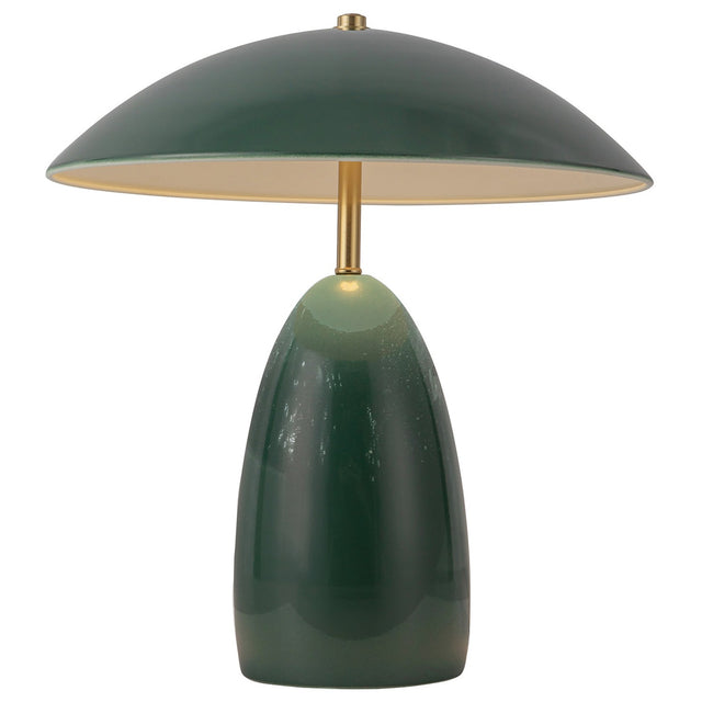 Poppy Medium Table Lamp - Pine Green