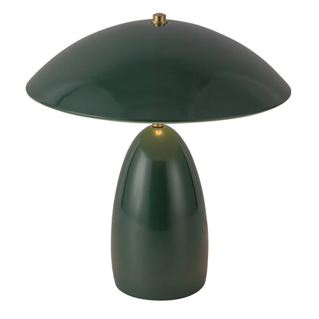 Poppy Medium Table Lamp - Pine Green