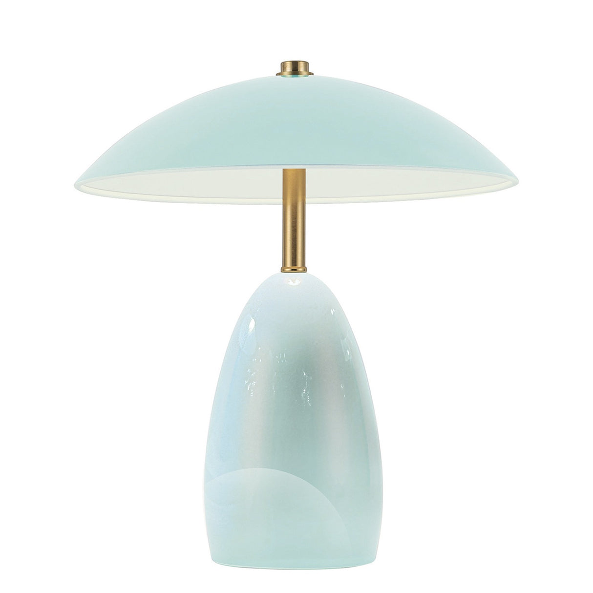 Poppy Small Table Lamp - Cerulean Light Blue