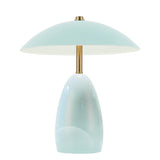 Poppy Small Table Lamp - Cerulean Light Blue