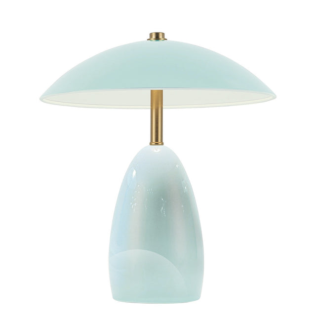 Poppy Small Table Lamp - Cerulean Light Blue