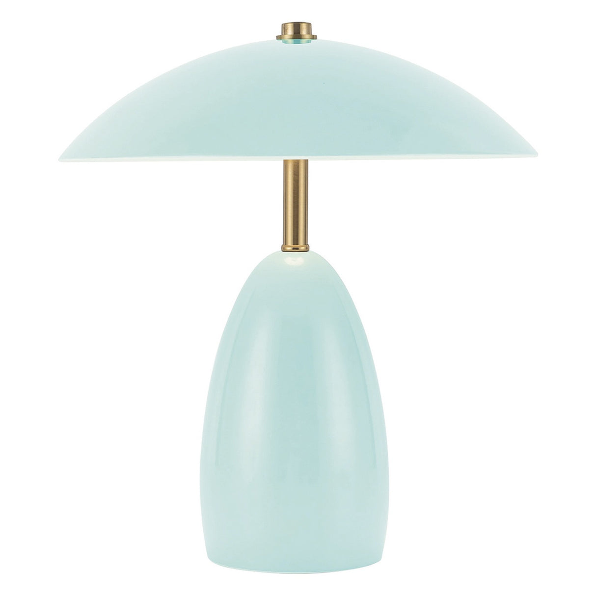 Poppy Small Table Lamp - Cerulean Light Blue