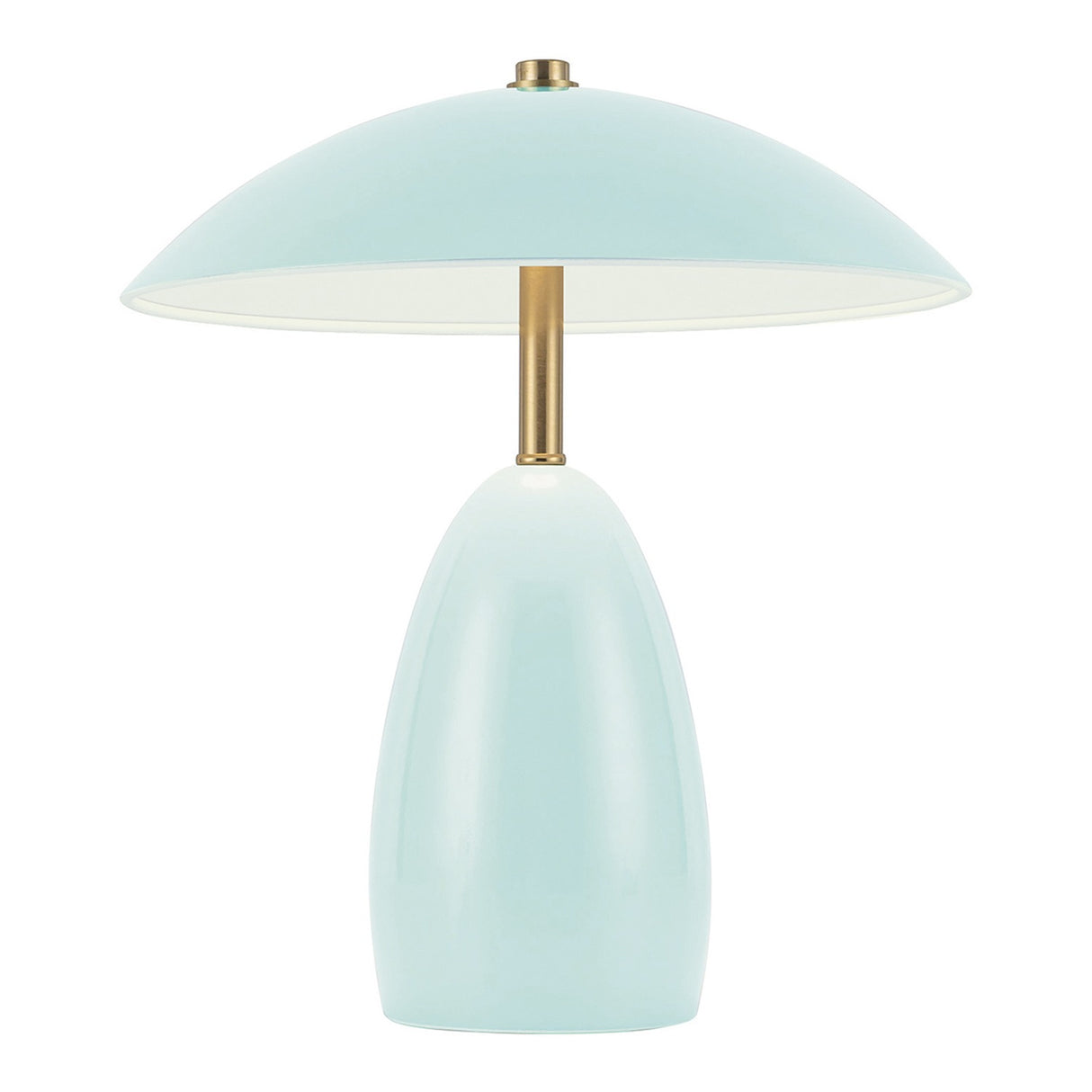 Poppy Small Table Lamp - Cerulean Light Blue