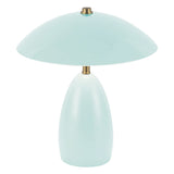 Poppy Small Table Lamp - Cerulean Light Blue