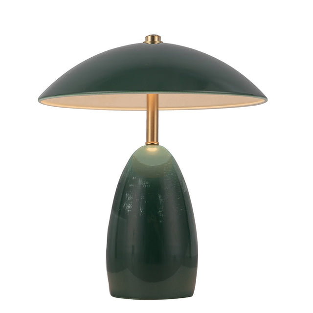 Poppy Small Table Lamp - Pine Green