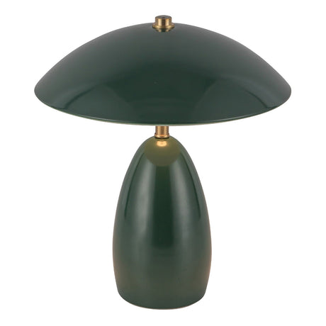 Poppy Small Table Lamp - Pine Green