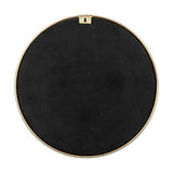Almora Small Round Wall Mirror - Antique Brass