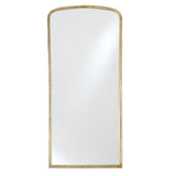 Almora Arched Full Length Mirror - Antique Brass - 176cm, styled view 3