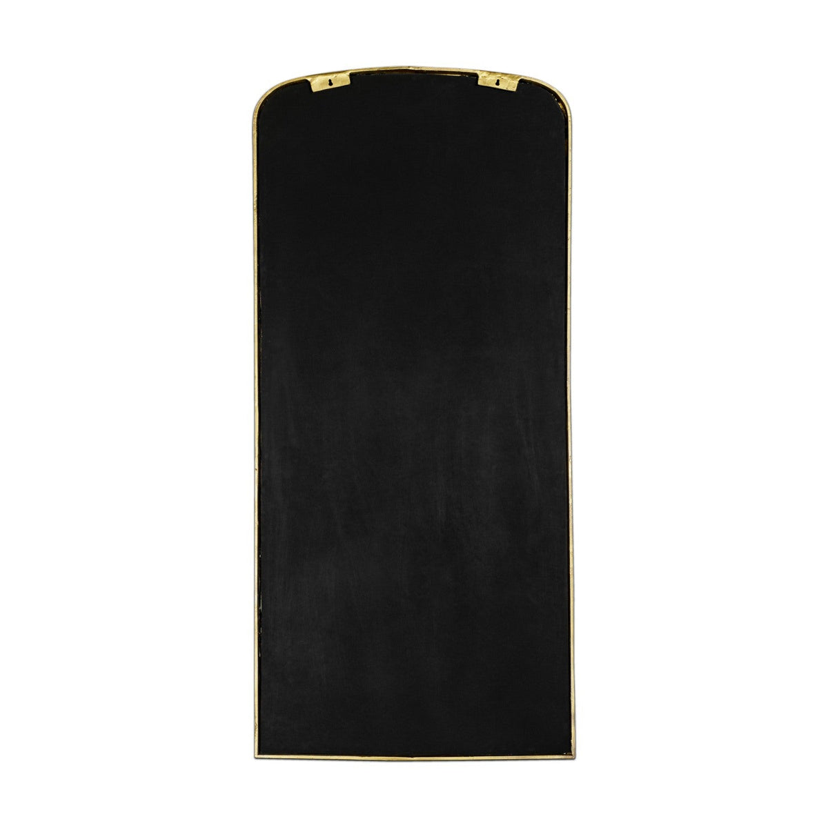 Almora Arched Full Length Mirror - Antique Brass - 176cm, detail of the aluminium