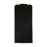 Almora Arched Full Length Mirror - Antique Brass - 176cm, detail of the aluminium