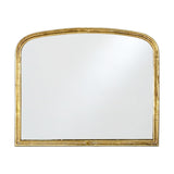 Almora Small Arched Wall Mirror - Antique Brass