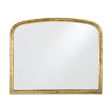 Almora Small Arched Wall Mirror - Antique Brass
