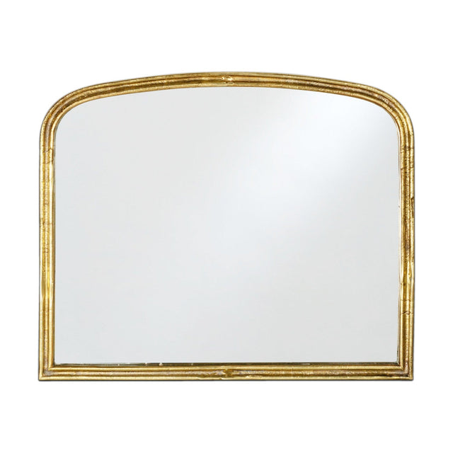 Almora Small Arched Wall Mirror - Antique Brass