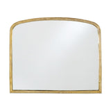 Almora Large Arched Wall Mirror - Antique Brass