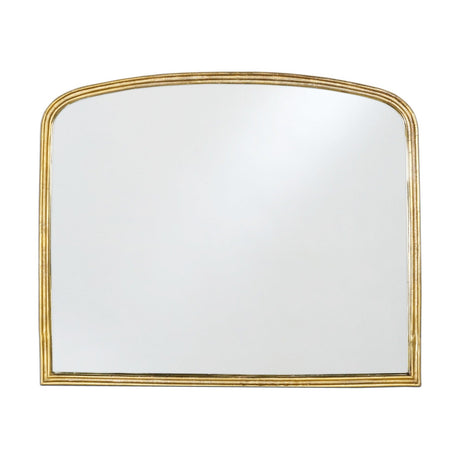 Almora Large Arched Wall Mirror - Antique Brass