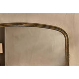 Almora Large Arched Wall Mirror - Antique Brass