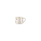 Ama Short Splatter Mug - Off White & Black - Set of 2