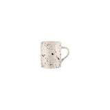 Ama Tall Splatter Mug - Off White & Black - Set of 2