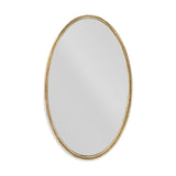 Almora Oval Wall Mirror - Antique Brass