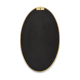 Almora Oval Wall Mirror - Antique Brass