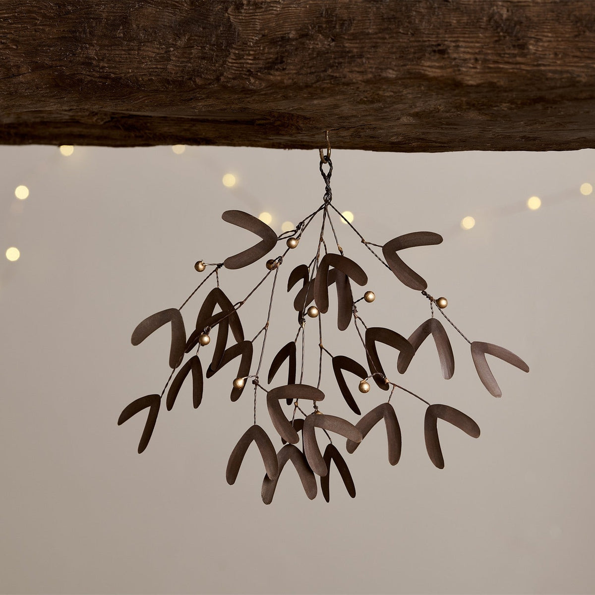 Avni Mistletoe Decoration - Antique Brass