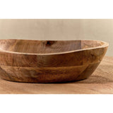 Adar Mango Wood Serving Bowl - Natural