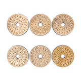 Anali Mango Wood Coasters - Natural - Set of 6