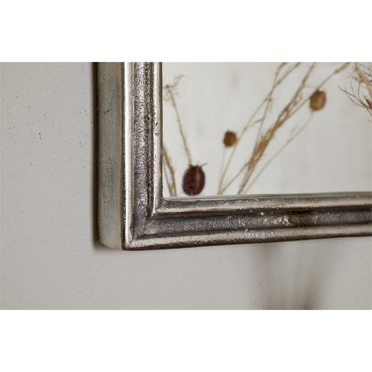 Almora Small Arched Wall Mirror - Antique Nickel