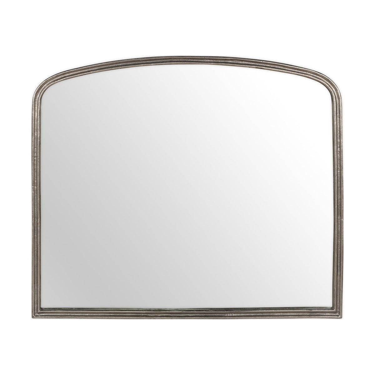Almora Large Arched Wall Mirror - Antique Nickel