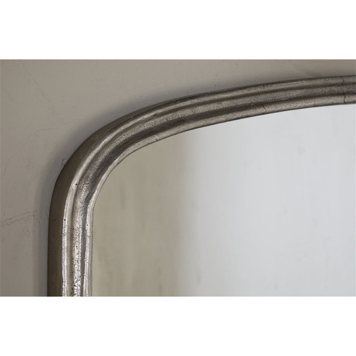 Almora Large Arched Wall Mirror - Antique Nickel