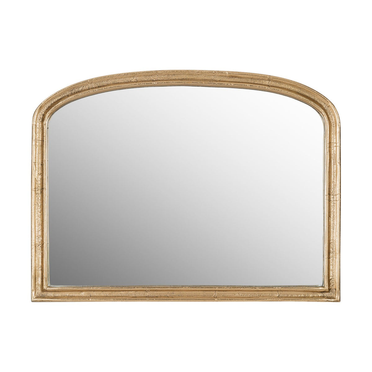 Almora Extra Small Arched Wall Mirror - Antique Brass