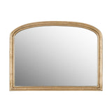 Almora Extra Small Arched Wall Mirror - Antique Brass