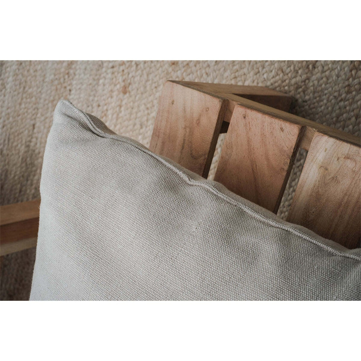 Anbarasi Acacia Modular Corner Garden Sofa - Natural