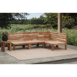Anbarasi Acacia Modular Corner Garden Sofa - Natural