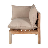 Anbarasi Acacia Modular Corner Garden Sofa - Natural