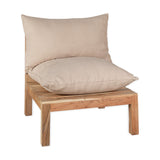 Anbarasi Acacia Modular Garden Sofa Extension - Natural