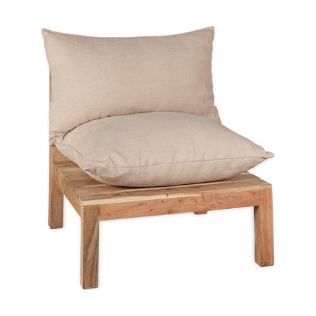 Anbarasi Acacia Modular Garden Sofa Extension - Natural